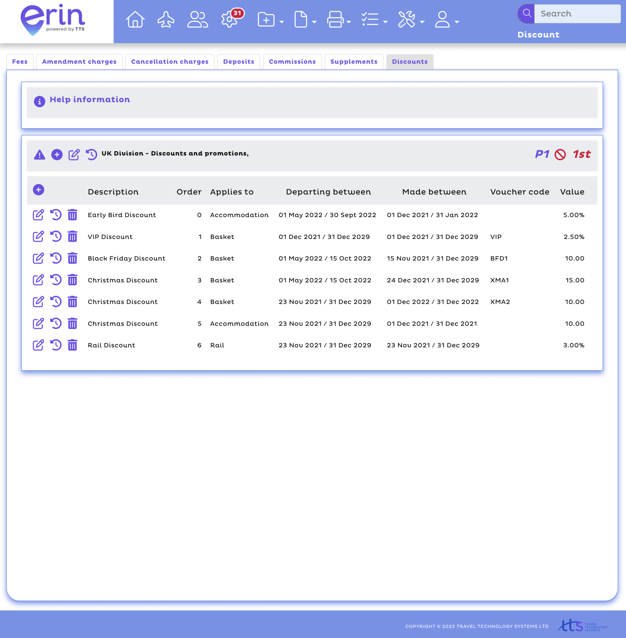ERIN - Discount display