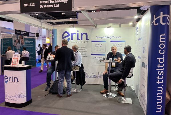 Erin stand WTM London 2023